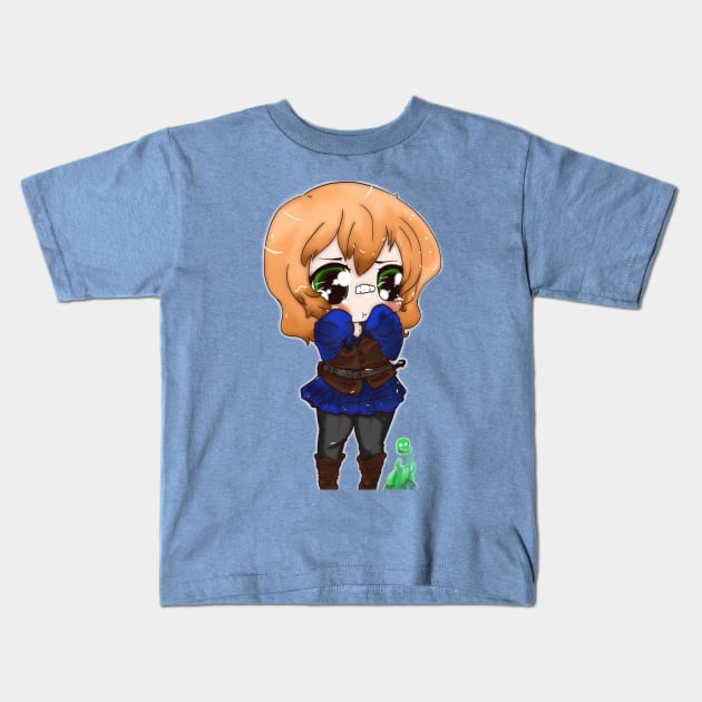 Danaera the Alchemist - OOPSIE! Kids T-Shirt by RedVexeDesigns